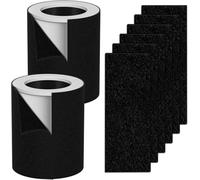 HP670 True HEPA - Set di filtri di ricambio compatibili con filtro a torre grande Hunter HP670, confrontare con codice articolo H-HF670-VP, 2 filtri + 8 filtri a carbone attivo