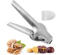 Hpamba Pinze in Castagno Clip per Castagne Taglierina per Castagne Pinze per Castagne da Cucina Clip per Castagne in Acciaio Inossidabile per Castagne, Noci e Nocciole 1 Pezzo (Argento)