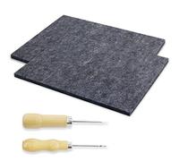 Hpbaggy Kit Punteruolo per Bambini - 2 Pezzi Tappetino Feltro, Punteruolo e Tappetino
