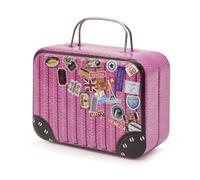 Hpbaggy Scatole di latta Piccole Valigie da Viaggio,Mini Valigia,Mini Della Valigia da Viaggio,Salvadanaio Decorativo,7,5 x 5,5 x 3,5 cm,per Regali di Denaro