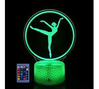 HPBN8 Ltd 3D Balletto Luce Della Notte Lampada 7/16 Cambiamento di Colore LED USB Power Telecomando Gift Decor Decorazioni di Natale Regalo di San Valentino Regalo di Compleanno