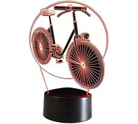 HPBN8 Ltd 3D Bicicletta Night Light Lamp 7 cambiamento di colore LED USB touch Table Gift Kids Toys Decor decorazioni di Natale regalo di San Valentino regalo di compleanno