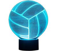 HPBN8 Ltd 3D Pallavolo Night Light Lamp 7 Cambiamento di Colore LED USB Touch Table Gift Kids Toys Decor Decorazioni di Natale Regalo di San Valentino Regalo di Compleanno