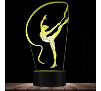 HPBN8 Ltd Illusione Ottica 3D Ginnastica Luce Della Notte LED Lampada 7 Cambiamento di Colore Lampada USB Power Interruttore Tattile Giocattoli per Bambini Decor di Natale Regalo di Compleanno