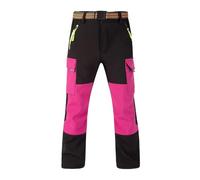 Hpbygstae Pantaloni termici impermeabili per ragazzi e ragazze, pantaloni da neve invernali, pantaloni cargo imbottiti, pantaloni da sci softshell, per bambini, #66-rosa, 130/140 cm