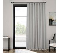 HPD Half Price Drapes BOCH-LN-DW-P - Tenda oscurante extra larga in lino, 1 pannello, 100 x 84 cm, colore: Betulla