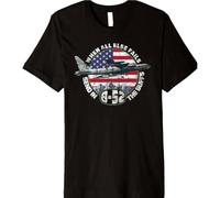 HPDFRRUYIOO B-52 Stratofortress Bomber Vintage Tee SizeBlackL