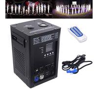 HPDOM Macchina per fuochi d'artificio da 500 W, Macchina per fuochi d'artificio a Freddo con Telecomando DMX-512, Adatta per Discoteche, Club, concerti, palchi, DJ,1Piece