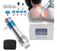 HPDONM ED Shockwave Terapia Macchina Portatile Massaggiatore Corpo Kit Elettromagnetico extracorporeo sollievo dal dolore Massaggio Body Shaping Multifunzione, con 9 Massaggi Testa