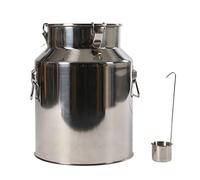 HPDTZ 201 Acciaio inossidabile ermetico Latte Benna Secchio Vino Benna Latte Tote Brocca Tè Tanica Multifunzionale Trasporto Barile con Guarnizione in Silicone Heavy Duty 28 L