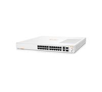 Switch di rete HPE Aruba Instant On 1960 24G 20p Class4 4p Class6 PoE 2XGT 2SFP+ 370W Gestito L2+ Gigabit Ethernet (10/100/1000) Supporto Power over (PoE) 1U Bianco [JL807A]