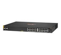 HPE Aruba Networking Aruba 6000 24G Class4 PoE 4SFP 370W Gestito L3 Gigabit Ethernet [10/100/1000] Supporto Power over Ethernet [PoE] 1U (HPE Aruba 6000 24G Class4 PoE 4SFP 370W Switch - Switch - Man
