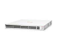 HPE Aruba Networking Aruba Instant On 1830 48G 24p Class4 PoE 4SFP 370W Gestito L2 Gigabit Ethernet [10/100/1000] Supporto Power over Ethernet [PoE] 1U (ARUBA ION 1830 48G 4SFP - 370W SW UK)