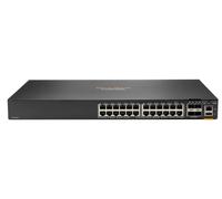 HPE Aruba Networking CX 6200F 24G Class-4 PoE 4SFP+ 370W Gestito L3 Gigabit Ethernet (10/100/1000) Connessione Ethernet, supportando l'alimentazione tramite questa porta (PoE) 1U - Nouvo