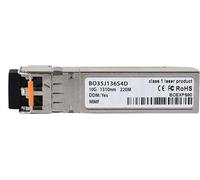 HPE compatibile X130 JL438A Blueoptics BO35J136S4D SFP TRANSCEVER LC-DUPLEX 10GBase-LRM fibra multimodale 1310nm 220m ddm 0 C/ NEW