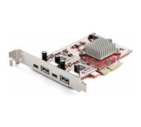 StarTech.com Scheda PCI Express USB a 4 porte - Scheda di espansione PCIe USB 10Gbps con 2 controller - 2 porte USB-C e 2 porte