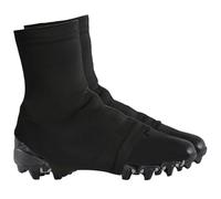 Hperu 1 Paio di coperture Elastiche per tacchette da Calcio Antiscivolo, Ghette Elastiche per Tenere Fuori la Sabbia per Hockey, Calcio, Baseball, Nero