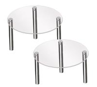 Hperu 2 pezzi di distributore di bevande, supporto per distributore di bevande da 7, 9 pollici con piedi in metallo, facile installare e mantenere feste nel cortile, celebrazioni del matrimonio -