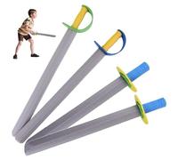 Hperu 4 Pezzi di Spade e coltelli in Schiuma Eva Spada Pirata in Schiuma Giochi di finzione Giocattoli per attività di Festa per Bambini Prestazioni all'asilo, Spade per Bambini