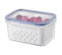 Hperu Contenitore per angurie, contenitori ermetici per frutti di bosco da 850 ml per frigorifero con colino rimovibile, organizer per frigorifero in plastica senza BPA per frutta