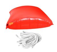 Hperu Cuscino per Piscina Invernale per Chiusura - Cuscino d'Aria per Copertura per Piscina in PVC Resistente al Freddo da 5, 9x7, 5 Piedi con 2 Corde da 33 Piedi per Fuori Terra