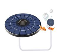Hperu Pompa aeratore per laghetto Solare, ossigenatore per laghetto Galleggiante, Pompa ad Solare per Acquario per Alimentazione