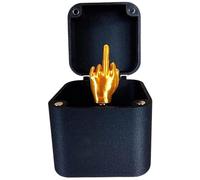 Hperu Scherzo Divertente per Il Dito Medio da 2 Pollici in Una Scatola con Solo per Te sul Coperchio per Natale, Halloween, Primo di aprile, Natale