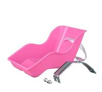 Hperu Seggiolino per Bambole, Sedile per Bambola per Baby Bambole in plastica Leggera Accessorio per attaccamento Pratico per Passeggino Scooter per Ragazze, Rosy -