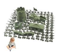 Hperu Set di soldatini, 100 Pezzi/Set Soldati antichi Giocattoli Action Figure per Uomini dell'Esercito con Modello di Scena per Feste di Compleanno per Ragazzi, Action Figure medievali