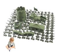 Hperu Set di soldatini, 100 Pezzi/Set Soldati antichi Giocattoli Action Figure per Uomini dell'Esercito con Modello di Scena per la Festa di Compleanno dei Ragazzi