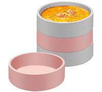 Hperu Stampo per uova in bracconiere in silicone antiaderente resistente al calore da 4 pollici per friggitrice ad da 4 pezzi Stampi silicone riutilizzabili per microonde lavabili lavastovigli