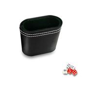 Hperu Tazza per Dadi, 2, 8x1, 4 '' Tazza per Dadi in Pelle silenziosa a Doppio Strato impilabile Portatile per Giochi di società Bar Ktv Poker Liars, Set