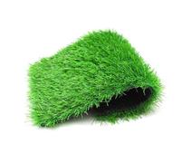 HPFHSJ Prato artificiale, altezza 30 mm, con fori di drenaggio e retro in gomma, prato artificiale, per giardino, verde smeraldo, lunghezza 1 m