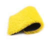 HPFHSJ Prato artificiale, altezza 30 mm, con fori di drenaggio e retro in gomma, prato artificiale, per giardino (giallo, lunghezza 5 m)