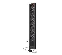 HPFHSJ Ventilatore di scarico per finestra retrattile Ventilatore per finestra verticale per finestre scorrevoli, installazione senza attrezzi, retrattile da 10 cm, per ufficio(95-105cm)