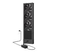 HPFHSJ Ventilatore di scarico per finestra retrattile Ventilatore per finestra verticale per finestre scorrevoli, installazione senza attrezzi, retrattile da 10 cm, per ufficio(47-57cm)