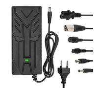 HPGAAVD 42V 2A Caricatore Monopattino Elettrico，Caricatore Hoverboard,36V Universale Carricatore batterie litio con 6 Connettori，Carica rapido per Hoverboard, Bici Equilibrata, Drifting Board,E-Bike