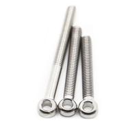 HPGHZNYNMK 1/2/5 pezzi 304 Acciaio inossidabile Collegamento ad anello Occhio di pesce Bullone for foro scorrevole Vite M6 M8 M10 M12 Bulloni e dadi(25mm,M6 2pcs)