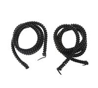 HPGHZNYNMK 1/2 pz. Cavo di protezione for avvolgimento, organizzatore for 8, 10 e 10X scooter elettrico rosso Accessori per scooter(2pcs black)