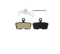 HPGHZNYNMK 1 paio di pastiglie freno a disco idrauliche in resina for mountain bike, adatte Shimano MT200 SRAM AVID HAYES Magura MT5 MT7 ZOOM M365 KUGOO M4 Accessori per scooter(02E Resin 1pair)