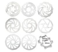 HPGHZNYNMK 203 mm/180 mm/160 mm/140 mm 6 pollici rotore freno a disco in acciaio inossidabile for MTB Mountain Road Cruiser Bike parti di biciclette durevoli Dischi freno per motociclette(I)