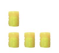 HPGHZNYNMK 4 pezzi di accessori for monopattino elettrico, tappi valvola auto-illuminanti, tappi valvola Schrader universali for Mijia M365 Accessori per scooter(YELLOW)