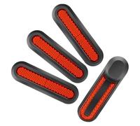 HPGHZNYNMK Adesivi riflettenti for copriruota posteriore monopattino elettrico, pezzi di ricambio essenziali for Xiaomi M365 1S Essential Pro2 Accessori per scooter(Red sets)