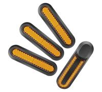 HPGHZNYNMK Adesivi riflettenti for copriruota posteriore monopattino elettrico, pezzi di ricambio essenziali for Xiaomi M365 1S Essential Pro2 Accessori per scooter(Yellow sets)