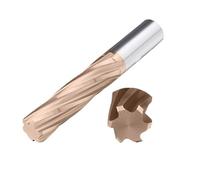 HPGHZNYNMK Alesatore a spirale in metallo duro, H7, da 3 mm a 12,5 mm, gambo dritto, alesatore in acciaio al tungsteno rivestito a macchina, 1 alesatore conico (12,5 x 40 x 80 L)