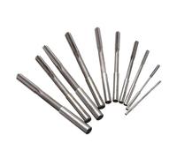 HPGHZNYNMK Alesatore for macchina HSS da 10 pezzi/set da 3-12 mm con gambo parallelo, precisione H7 H8, fresa a mandrino con gambo dritto, fresa a macchina Alesatore conico(H8 10Pcs set)