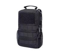 HPGHZNYNMK Borsa for monopattino elettrico, borsa a tracolla in nylon for manubrio da ciclismo, borse multitasche for cellulare for Xiaomi M365 Ninebot G30 Accessori per scooter(Negro)