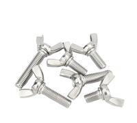 HPGHZNYNMK Bullone a farfalla in acciaio inossidabile M6 M8 M10 M12 304 Vite ad alette for testa zigrinata, serraggio manuale, 6 mm, 8 mm, 30 mm, 40 mm, 50 mm Bulloni e dadi(M12x20mm 1pc)
