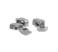 HPGHZNYNMK Dadi a T for testa bombata in acciaio inossidabile M3 M4 M5 M6 M8 da 10 pezzi for profili in alluminio serie 20S 30S 40S 45S Bulloni e dadi(20-m4 10pcs)