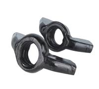 HPGHZNYNMK Dadi ad alette a farfalla M3 M4 M5 M6 M8 M10 in acciaio inossidabile/zincato, da stringere a mano, 2-10 pezzi/lotto Bulloni e dadi(Steel black zinc,M5 10pcs)